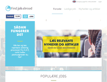 Tablet Screenshot of findjobabroad.com